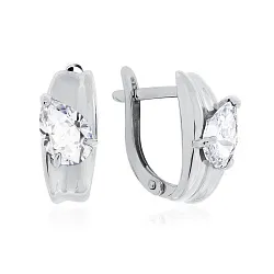 Серьги, Серебро 925, Фианит 2340201672 Серьги, Серебро 925, Фианит 2340201672