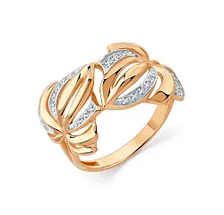 Кольцо Золото 585, Фианит 001-0971-0001-011