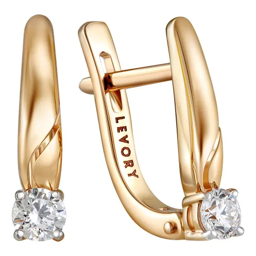 Серьги, Золото 585, 65-41E01464-F2DD Серьги, Золото 585, 65-41E01464-F2DD