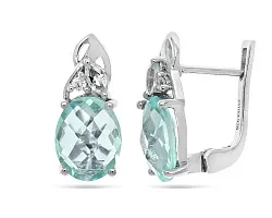 Серьги, Серебро 925, Топаз 649970