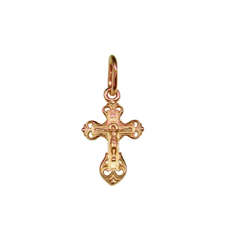 Подвеска крест, Золото 585, вп-1492