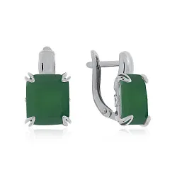 Серьги, Серебро 925, Агат 2340391551-60 Серьги, Серебро 925, Агат 2340391551-60