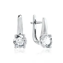 Серьги, Серебро 925, Фианит 2340200987 Серьги, Серебро 925, Фианит 2340200987