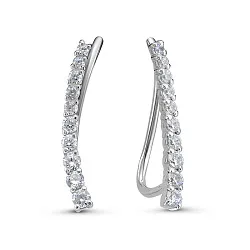 Серьги, Золото 585, Фианит б141019 Серьги, Золото 585, Фианит б141019