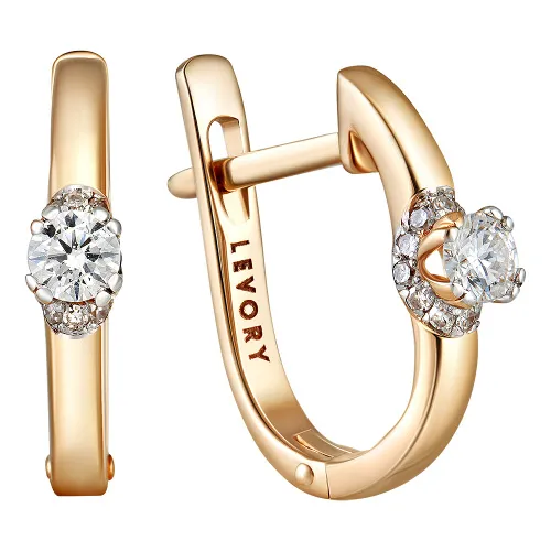 Серьги, Золото 585, 65-41E01232-X1DD