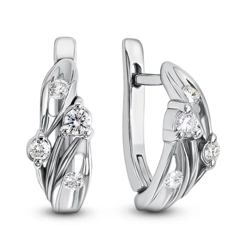 Серьги, Золото 585, 159821ю