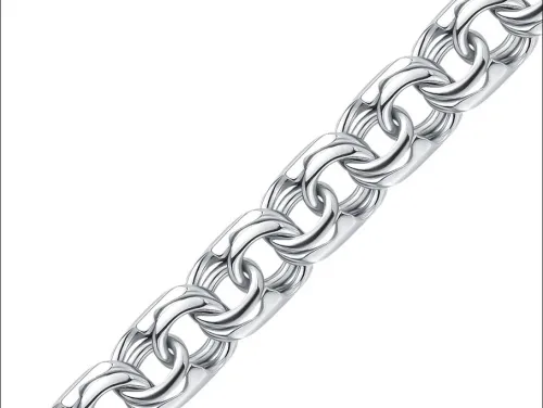 Цепочка Серебро 925, плетение Бисмарк, 5055