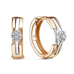 Серьги, Золото 585, Фианит 2512507 1 1 1