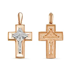 Подвеска крест, Золото 585 080612 Подвеска крест, Золото 585 080612