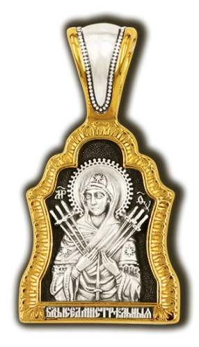 Иконка нательная,  Серебро 925, 08507