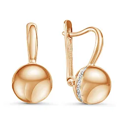 Серьги, Серебро 925, Фианит с125921пз