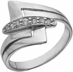 Кольцо Серебро 925, Фианит LLR 177