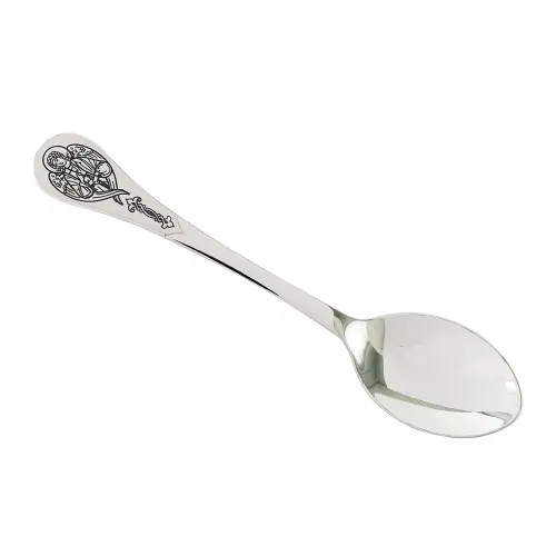 40010139Ф05/ ложка "Ангел  Хранитель",  Серебро 925