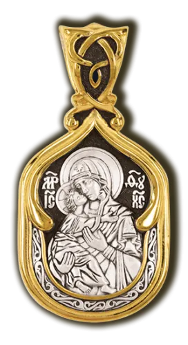 Иконка нательная,  Серебро 925, 08131