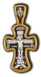 Подвеска крест, Серебро 925 08446