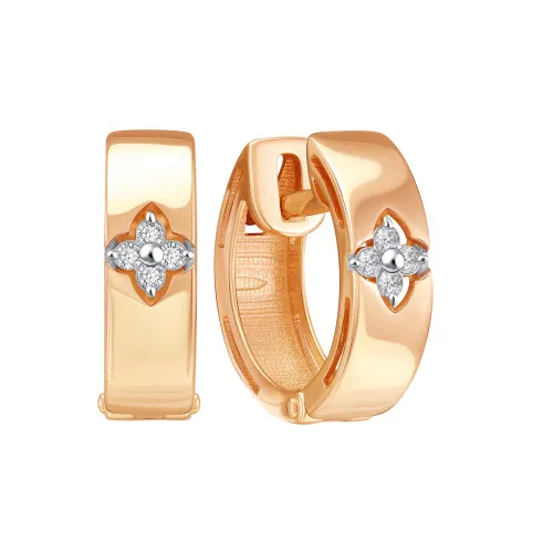 Серьги, Золото 585, 01-52-0248-00