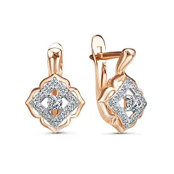Серьги, Золото 585, Фианит 2555707 1 1 1 Серьги, Золото 585, Фианит 2555707 1 1 1