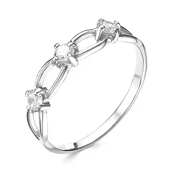 Кольцо Серебро 925, Фианит к3410р