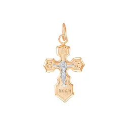 Подвеска крест, Золото 585 20-0199