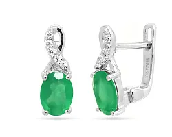 Серьги, Серебро 925, Агат 17819