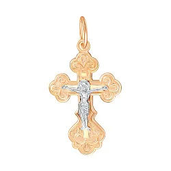 Подвеска крест, Золото 585 20-0254