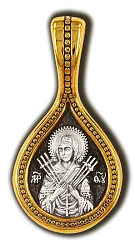 Иконка нательная,  Серебро 925 08467