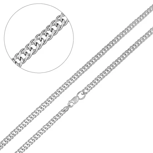 Цепочка Серебро 925, плетение Ромб, РД 04