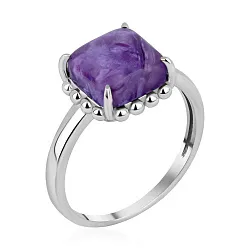 Кольцо Серебро 925, Чароит 1340465908