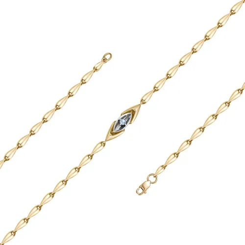 Браслет фантазийный Золото 585 
 Бр122-5006-18Т