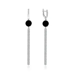 Серьги, Серебро 925, Агат 2340392312-20 Серьги, Серебро 925, Агат 2340392312-20