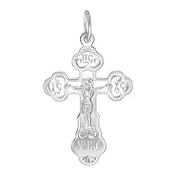 Подвеска крест, Серебро 925 92-21-0017-00