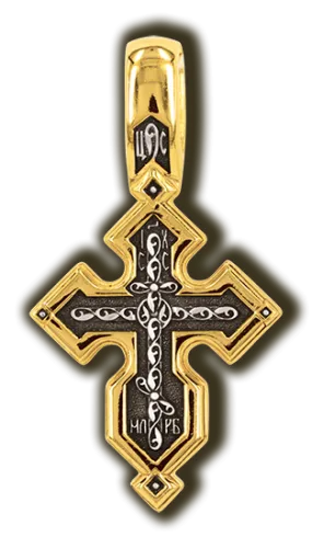 Подвеска крест, Серебро 925, 08041