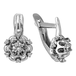 Серьги, Серебро 925, Фианит 90-02-5739-00 Серьги, Серебро 925, Фианит 90-02-5739-00