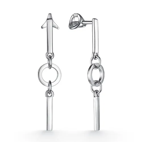 Серьги пусеты-гвоздики, Серебро 925, с1220рв