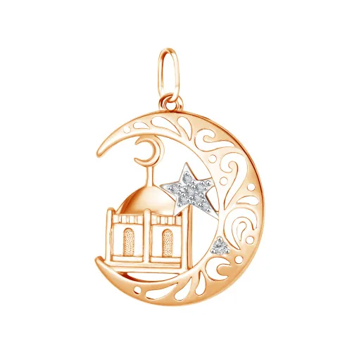 Мусульманская подвеска, Золото 585, 03-2381
