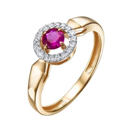 Кольцо Золото 585, К112-8285Рс Кольцо Золото 585, К112-8285Рс