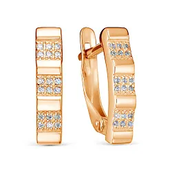 Серьги, Серебро 925, Фианит Z2-11325з