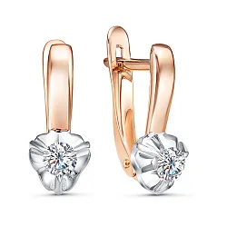 Серьги, Золото 585, Фианит 2480507 1 1 1 Серьги, Золото 585, Фианит 2480507 1 1 1