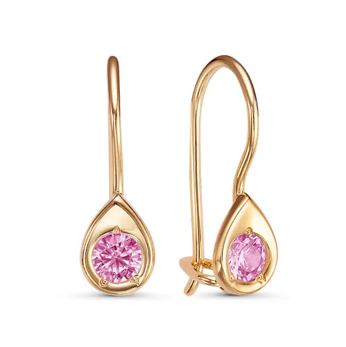 Детские серьги,  Золото 585, 1201923