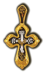 Подвеска крест, Серебро 925 08168