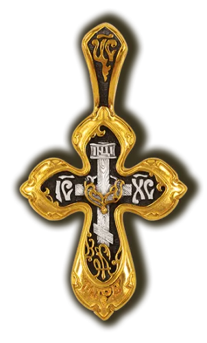 Подвеска крест, Серебро 925, 08168