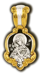 Иконка нательная,  Серебро 925 08538