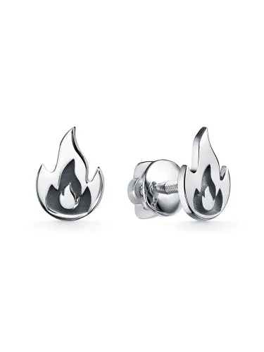Серьги пусеты-гвоздики, Серебро 925, С-044