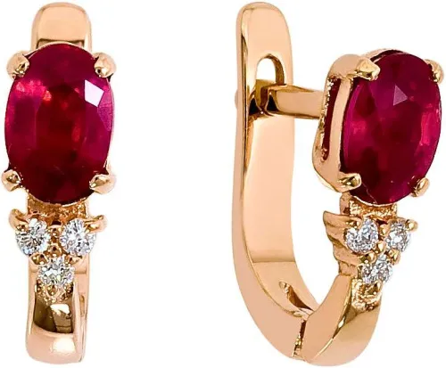 Серьги, Золото 585, 153011ю Серьги, Золото 585, 153011ю
