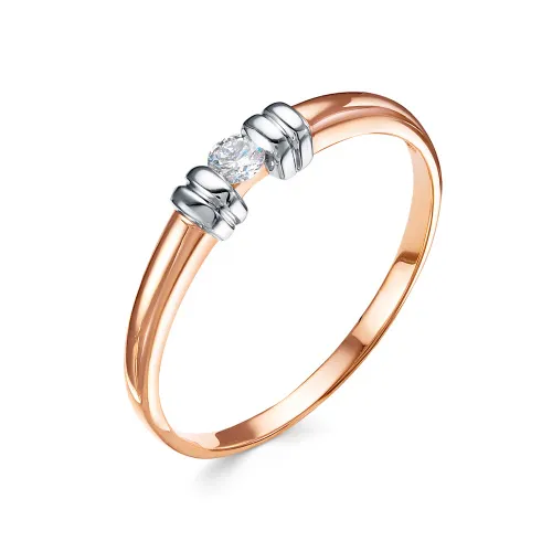 Помолвочное кольцо,  Золото 585, 01-01-0159-00