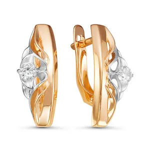 Серьги, Золото 585, 126921 Серьги, Золото 585, 126921