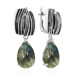 Серьги, Серебро 925, Прочие вставки 2310Л01380 Серьги, Серебро 925, Прочие вставки 2310Л01380