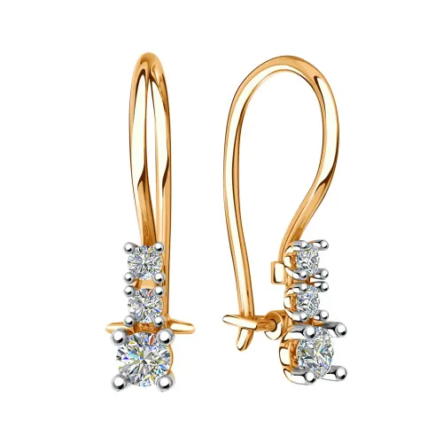 Детские серьги,  Золото 585, 01-217779