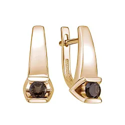 Серьги, Золото 585, Топаз С120-6859ТР