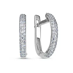 Серьги, Золото 585, Фианит б1200976